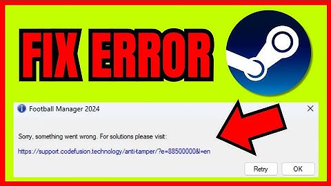 How to Fix “Sorry Something Went Wrong For Solutions Please Visit” Error