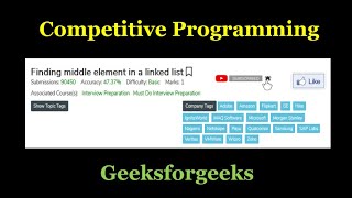 Finding middle element in a linked list | Competitive Programming | Hackerearth | Linked List | C++
