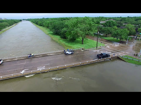 Houston Flood of 4/18/16 4K Hi-Res Phantom 3 Pro