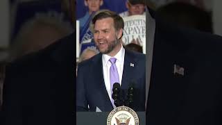 Rally attendee jokes 'They vote' after Vance asks about dead people receiving food stamps