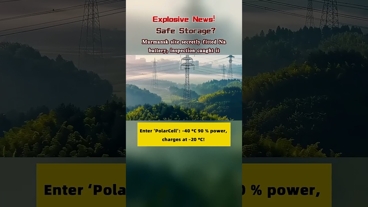 Explosive News! Safe Storage? Murmansk site secretly fitted Na battery 
