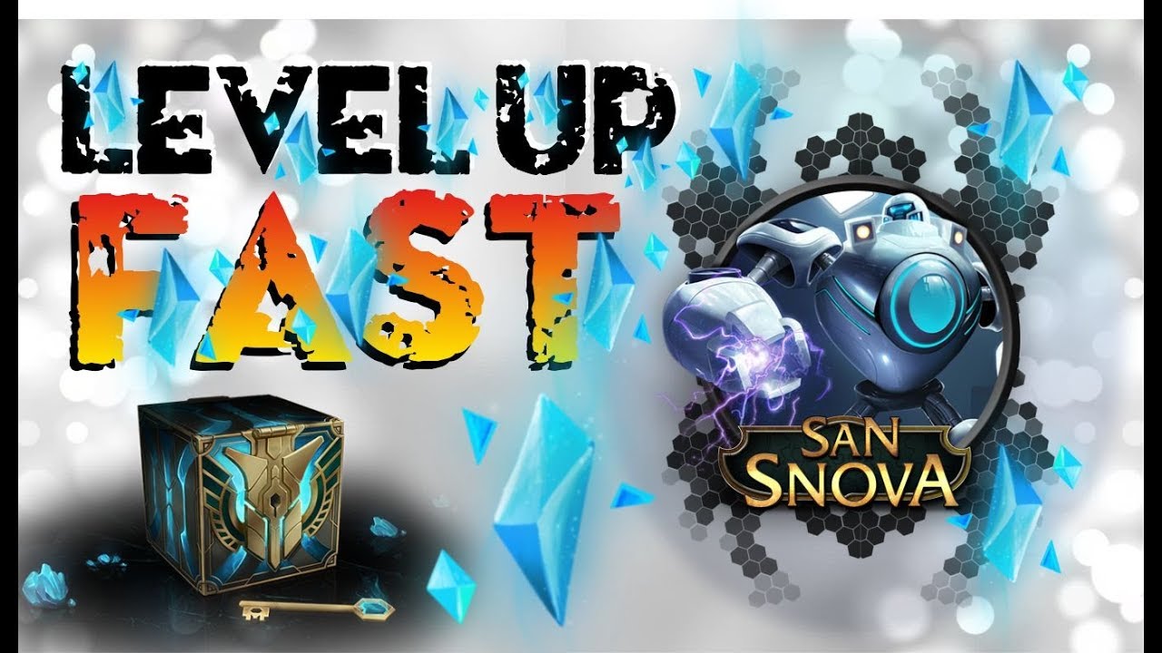FASTEST WAY TO LEVEL UP (2018 - S8) Farm as much Blue Essence - League