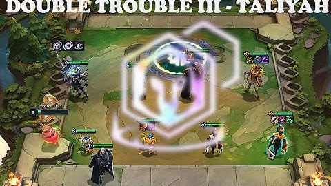 DOUBLE TROUBLE III with Taliyah 3 Star and Sett 3 Star is OP!!! | Teamfight Tactics | Set 9