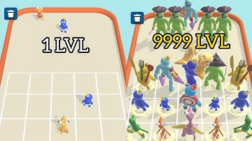 Max Level Gameplay In Merge Rainbow 3D Run Game