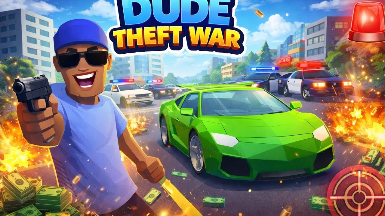 Dude theft war  😂 thise game is so crazy 