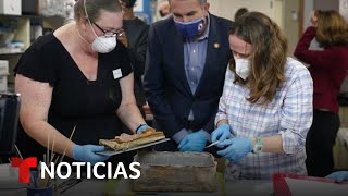 Encuentran Una Cápsula Del Tiempo Con Objetos Del Siglo Xix Noticias Telemundo