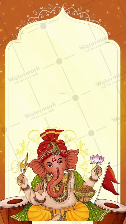 Ganesh Chaturthi Invitation Template Video | Ganpati Whatsapp Invite Video | GC-14-V