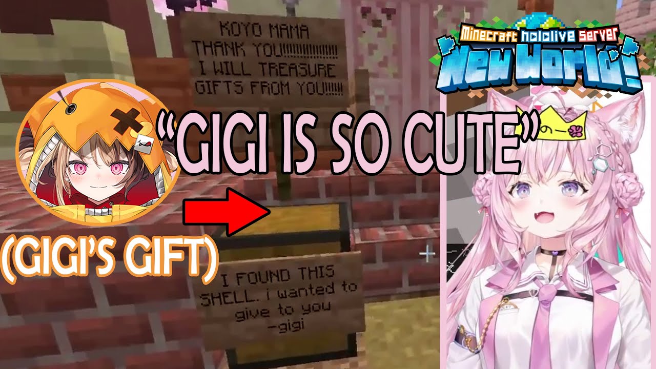 Koyori's Reaction to Receiving Gift from Gigi After Giving One to Her