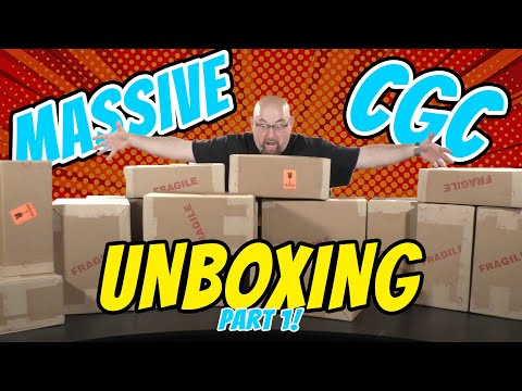 Massive CGC Comic Unboxing Part 1!