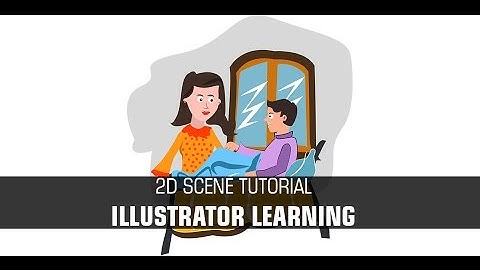 How to Design cartoon scene in Illustrator cs6