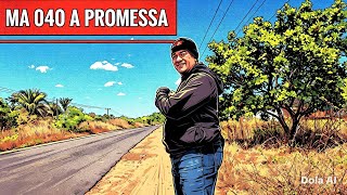 MA 040 entre Timon e Matões fomos conferir a obra.
