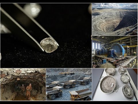 Алмазы как их добывают в России