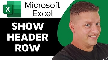 How To Show Header Row in Microsoft Excel Sheet | Excel Tutorial 2025