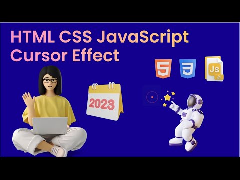Animated Cursor Effect Using HTML, CSS & JavaScript