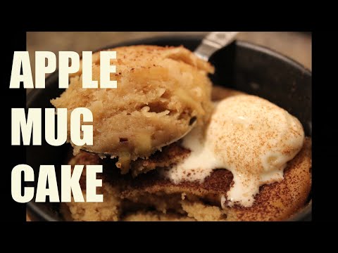 Apple Mug Cake - Eggless - Quick and tasty 2 min microwave recipe