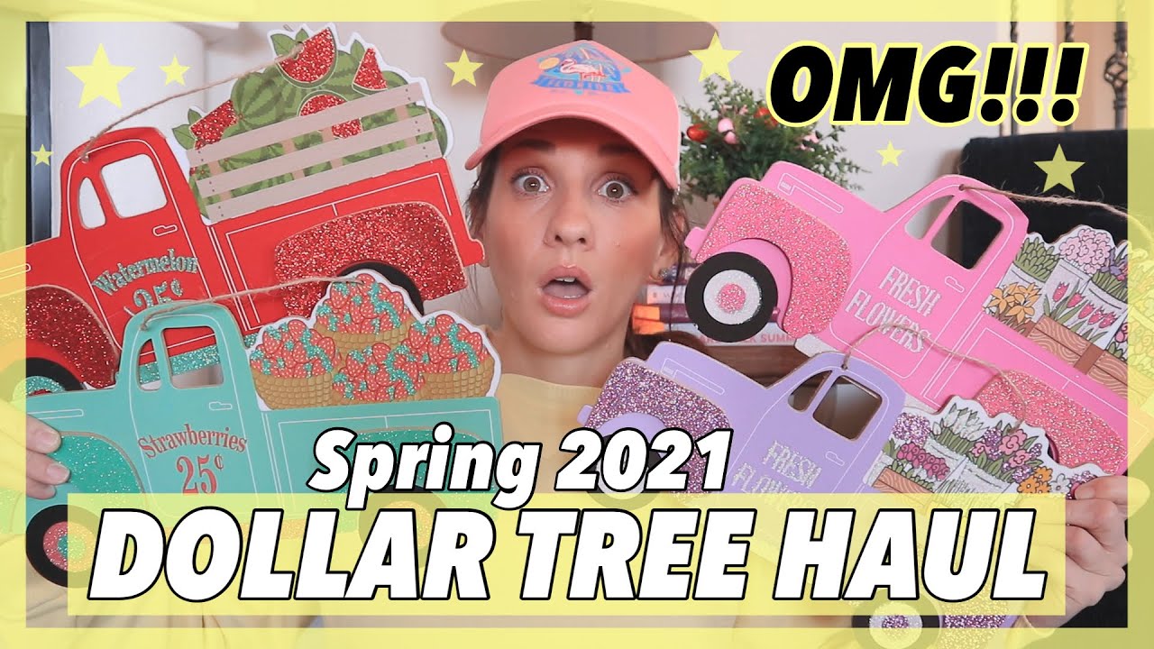 DOLLAR TREE HAUL *BRAND NEW SPRING 2021 COLLECTION IS HERE!* WHAT THE…