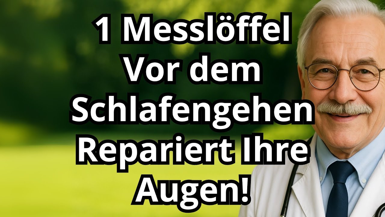 Über 60? Essen Sie DAS vor dem Schlafengehen und wachen Sie mit schärferer Sehkraft auf!