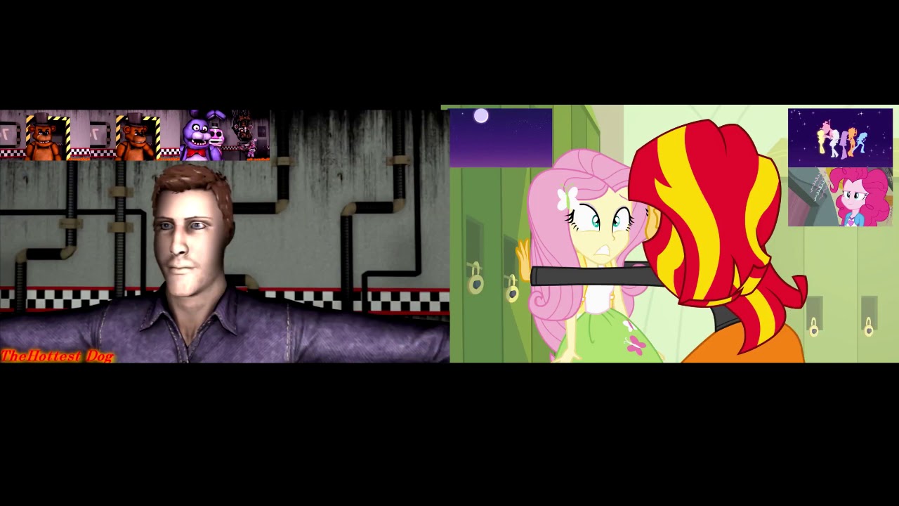 [FNAF/EQG] Ultimate Custom Night Special and Equestria Girls Sparta EXE Remix Parison