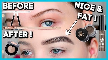 MY UPDATED BROW ROUTINE | BIG FAT FLUFFY BROWS! | MAKEMEUPMISSA