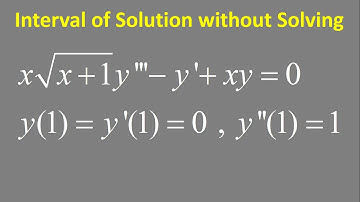 Interval of Solution without Solving: x*sqrt(x+1)*y