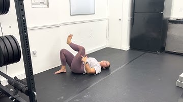 Hip External Rotation Passive Range Hold (Supine Figure 4 Position)