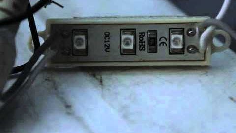 Sync LED to Music circuit (TIP31) demo