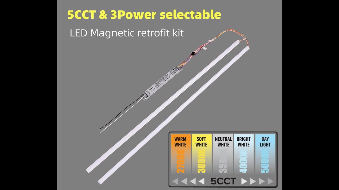 How do choose a right magnetic LED troffer retrofit strip?