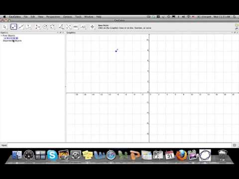 Entering Points in GeoGebra