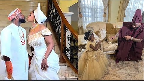 Tears Of Joy From Davido!!! See How Davido And Chioma Shut Down Lagos State On Their Wedding Day