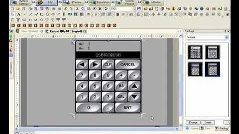 Customizing Popup Keypads in GP-Pro EX