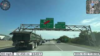 20251002 Thursday Dashcam Drivelapse Kansas City Metropolitan Area