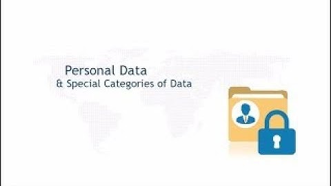 GDPR | Types of Data - SucceedLEARN GDPR Awareness Course