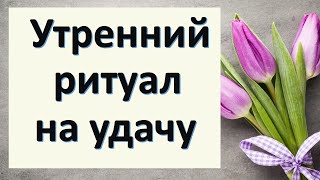 Как привлечь удачу? Мощный и действенный ритуал. Утренний ритуал на удачу