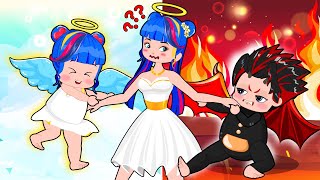 Angel & Demon, Good vs Evil Princess - Poor Princess Life Animation | Hillarious Cartoon Animation