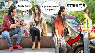 Badmash Snatching Food Prank | Khana Chori Prank😝 in India | Zia Kamal