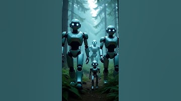 Robots in the mysterious forest #robot