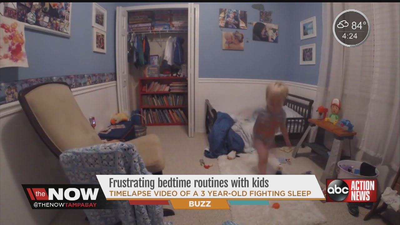 Bedtime for Erik Waxler's kid 