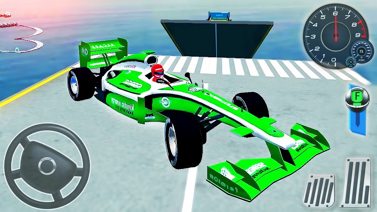 Formula Ramp Car Racing Stunts #4 - Impossible Car Tracks Simulator ...