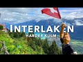 INTERLAKEN SWITZERLAND Fairytale Town 4K 🇨🇭 Funicular to Swiss Alps Thrill Viewing Platform