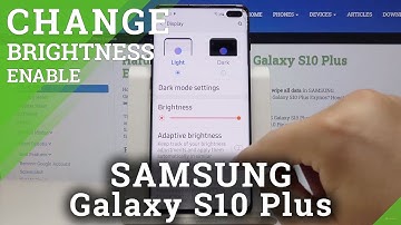 How to Activate Auto Brightness in SAMSUNG Galaxy S10 Plus – Adjust Screen Intensity