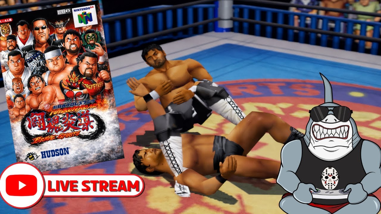 🎮 Shin Nippon Wrestling: Toukon Road – Brave Spirits (N64) | Japanese Import Gameplay Livestream! 🇯🇵