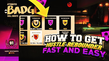 THE QUICKEST WAY TO GET HUSTLE REBOUNDER IN NBA2K19😈💯