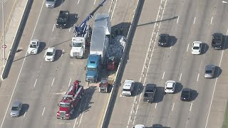 Server 18 wheeler accident causes delays in Richardson Configuration