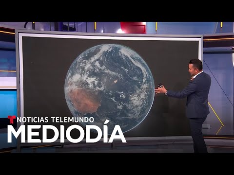 La Tierra como una canica: primeras fotos de los astronautas rumbo a la Luna | Noticias Telemundo