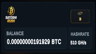 🔥 Bitcoin Miner Satoshi Rush App Review | Crypto Mining Secrets