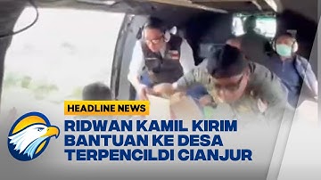 Ridwan Kamil Kirim Bantuan ke Desa Terpencil di Cianjur
