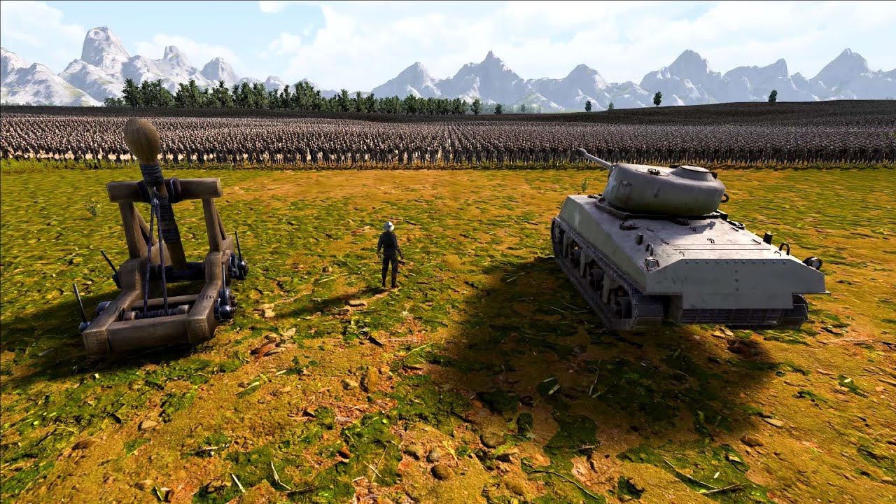 3 FULLAUTO UNITS VS 2,000,000 PERSIANS | Ultimate Epic Battle Simulator 2 | UEBS 2