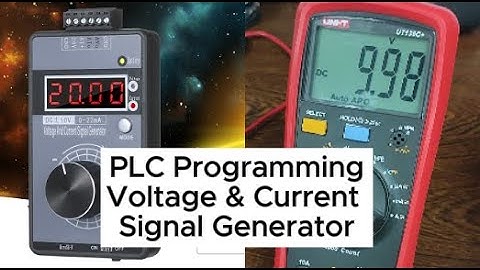 4 to 20 mA & 0 to 10 V PLC Analog Simulation Signal Generator #foryou #plc    #electricalengineering