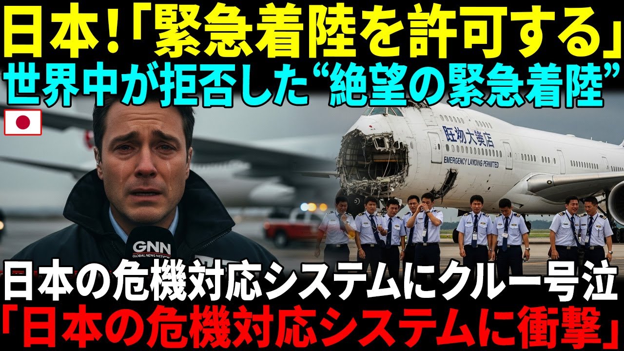緊急着陸、世界中が拒否した中で…日本・羽田空港だけが門を開いた――着陸5分後にデンマーク人チーフパーサーが号泣した理由【海外感動実話】