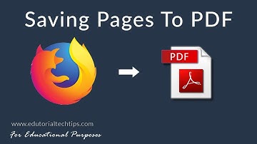 How to Save a Web Page as a PDF in Mozilla Firefox